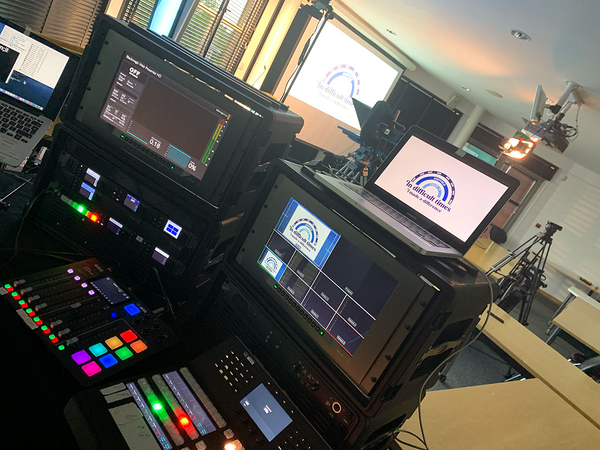 During the pandemic CVC Event Services assisted the NHS host socially distanced planning meetings.